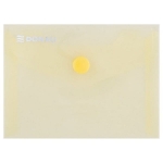 Teczka kopertowa DONAU na zatrzask transparentna żółta A7 /8550001PL11/