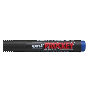 Marker permanentny okrągły UNI PROCKEY PM-122 niebieski