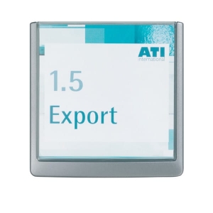 Tabliczka informacyjna DURABLE CLICK SIGN 149x148,5mm grafitowa /486237/