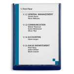 Tabliczka informacyjna DURABLE CLICK SIGN A4 granatowa