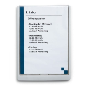 Tabliczka informacyjna DURABLE CLICK SIGN A4 biała
