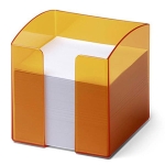 Pojemnik na karteczki DURABLE TREND transparentny pomarańczowy