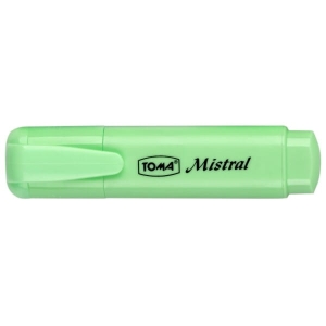 Zakreślacz TOMA MISTRAL pastel zielony /TO-334 82/