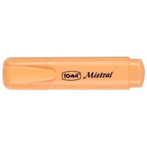Zakreślacz TOMA MISTRAL pastel pomarańczowy /TO-334 83/