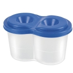 Kubek niekapek PANTA PLAST duży z dwoma otworami mix kolorów /0439-0002-99/