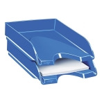 Szufladka na biurko CEPPro Gloss, polistyren, niebieska