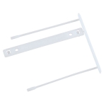 Klips archiwizujący Q-CONNECT Z-Clip biały, 100 sztuk