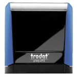 Pieczątka TRODAT 4913 niebieska, poduszka czarna, 58x22mm, 1 szt.