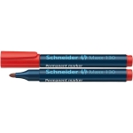 Marker permanentny SCHNEIDER Maxx 130, okrągły, 1-3 mm, czerwony /SR113002/