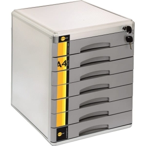 Pojemnik/Szafka z 7 szufladami metalowy zamek YELLOW ONE GRAND YL -SM07 /120-1780/