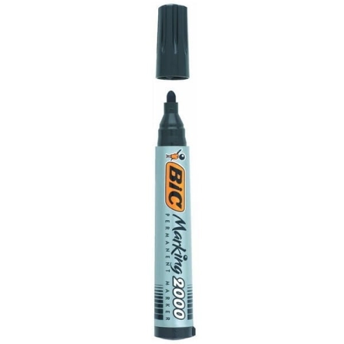 Marker permanentny BIC 2300 okrągły czarny.jpg