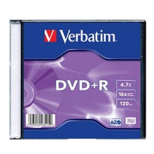 DVD+R 4,7GB x16 VERBATIM slim
