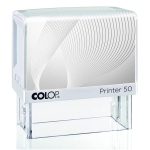 Pieczątka COLOP PRINTER IQ 50 biały– poduszka czarna  /PR.IQ.R.10.BI.CA/