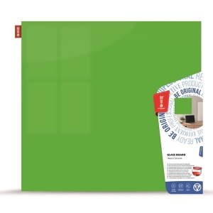 Tablica szklana magnetyczna 100X200 cm MEMOBE zielona /MSZ200100-34/