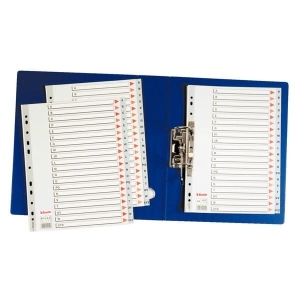 Przekładki ESSELTE PP A-Z numeryczne szare