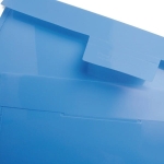 Teczka kopertowa A4 PP pionowa niebieska /DCD64-S/