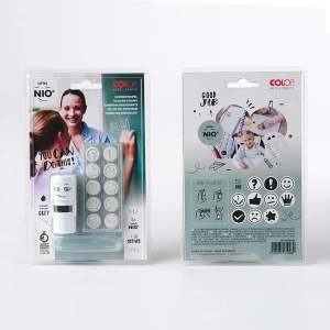 Pieczątka COLOP LITTLE NIO - Dla Nauczycieli 8 wzorów tusz grafitowy /154793/ /NIL006/