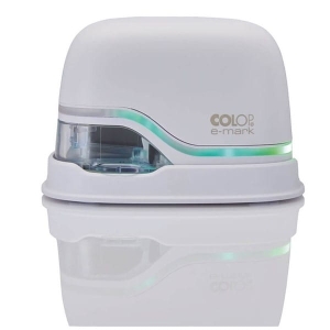 Urządzenie do znakowania/pieczątka do dokumentów, kopert, książek, torebek papierowych COLOP E-MARK biały /E-MARK.BI/