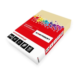 Papier ksero kolor A4/80 Emerson Butter Cup/ kremowy /xem408002/