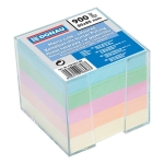 Kostka biurowa kolor w pojemniku 92x92 DONAU /749100199/