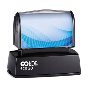 Pieczątka EOS 30 obudowa czarna wkład czerwony + usługa wykonania pieczątki EOS