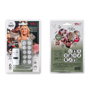 Pieczątka COLOP LITTLE NIO - Święta 8 wzorów tusz grafitowy /154574/ / NIL004/