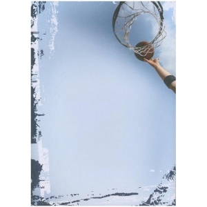 Papier ozdobny do drukowania A4 "Koszykówka" - 170g/25ark