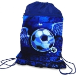 Worek na obuwie z kieszenią DONAU SOCCER STYLE niebieski /3775003-99/