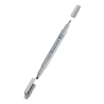 Zakreślacz dwustronny okrągły+ ścięty 1,0mm I 1,5mm-3,5mm PENTEL ILLUMINA FLEX SLW11P pastelowy szary /SLW11P-NE/