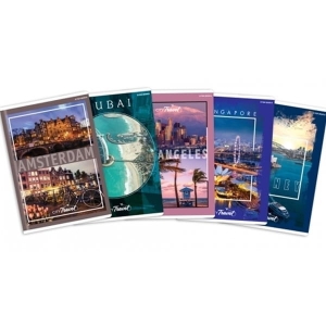 Zeszyt A5/60 linia z marginesem TOP 2000 CITY MIX 1 szt./400145653/