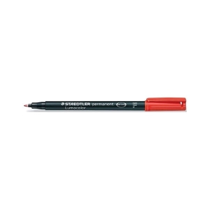 Marker Foliopis/do Cd 0,6mm F okrągły Staedtler Lumocolor czerwony /S318-2/DO WYCZERPANIA ZAPASÓW/