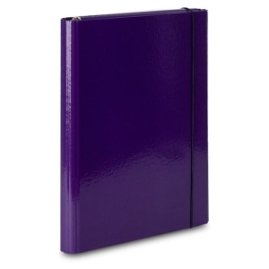 Teczka skrzydłowa z gumką 4cm VAUPE FCK fioletowa /310/04/