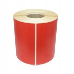 Etykiety termiczne 32x20 czerwone na rolce 2000szt. /OSTATNIE SZTUKI/