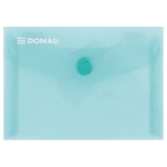 Teczka kopertowa Donau zatrzask, PP, A6, 180mikr., niebieska /8549001PL10/		