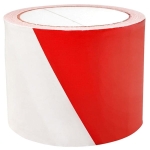 Taśma ostrzegawcza 75mm 100m biało-czerwona /7880YAUC-00/