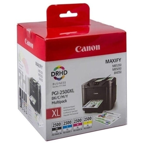 Zestaw tuszy CANON PGI-2500XL cmyk OEM /9254B004/
