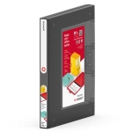 Segregator A4/25 z opcją plomby plastikowy NEW BINDER dymny 1szt. /OR-1802TRD/