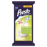 Ściereczki nawilżane PRESTO do toalet, 48 chusteczek /HR-018902/