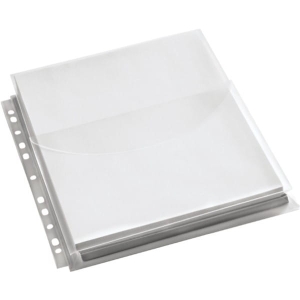 Koszulka zawieszkowa na katalogi z klapką A4 180mic krystaliczna TAURUS 10szt. /TK7003/