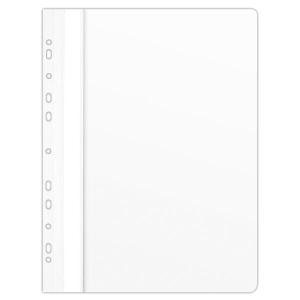 Skoroszyt wpinany A4 twardy DONAU biały /1702001PL-09/