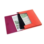 TECZKA Z GUMKĄ LEITZ URBAN CHIC A4 PP 30MM DO 250 KARTEK CZERWONA /39990024/