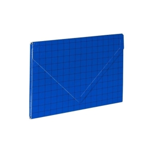 Teczka kopertowa tekturowa na rzep A4 VP niebieska /316/03/