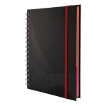 Kołonotatnik Notizio A5 oprawa twarda ciemnoszary linie 90 kartek Avery Zweckform /7022/