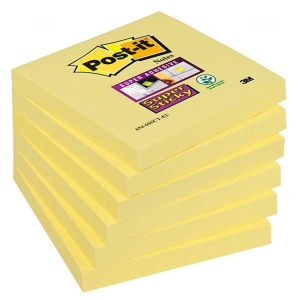 Notes samoprzylepny 76X76mm SUPER STICKY 654-6SSCY-EU żółty 90 kartek /3M-70005197911/