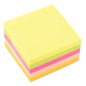 NOTES SAMOPRZYLEPNY 76x76mm 400 KARTEK NEONOWY MIX KOLORÓW D.RECT