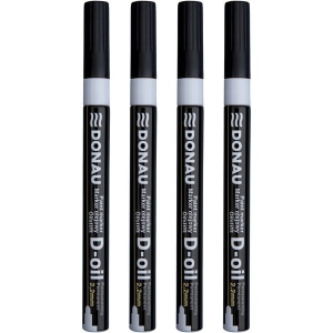 Marker olejowy 2,2mm DONAU ŚREDNI biały 1szt. /7368001PL09/