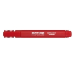Marker permanentny okrągły OFFICE PRODUCTS czerwony /17071211-04/