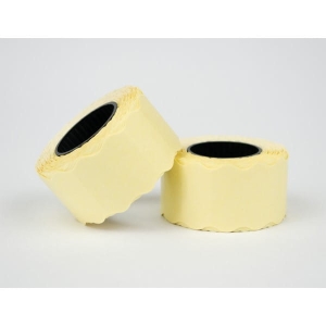 Taśma do metkownic 2-rzędow 26x16mm DM falista EMERSON biała 600szt. na rolce /etrcdm026x016drwb/