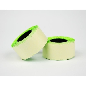 Taśma do metkownic 2-rzędow 26x16mm DM falista EMERSON zielona 600szt. na rolce /etrcdm026x016drwziel/