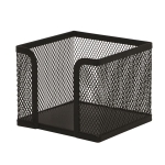 Pojemnik na karteczki Q-CONNECT Office Set metalowy czarny /KF00878/